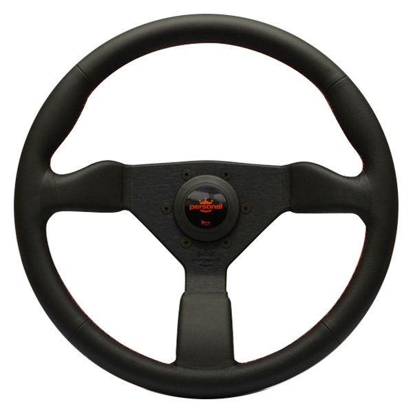Personal® - 3-Spoke Neo Grinta Leather Black Steering Wheel