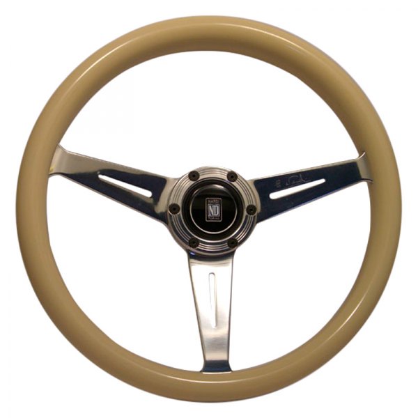 Nardi® - 3-Spoke Steering Wheel with Polished Spokes and Horn Button