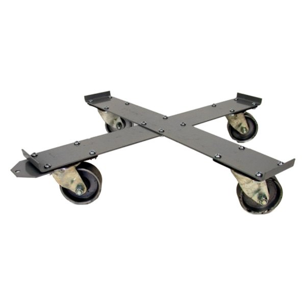 National Spencer® - 55 gal Steel Lip-Type Drum Dolly with Phenolic Casters