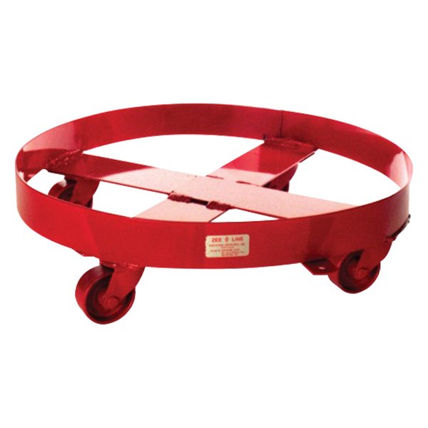 National Spencer® - 450 lb 55 gal Steel Band Type Drum Dolly with Steel Casters