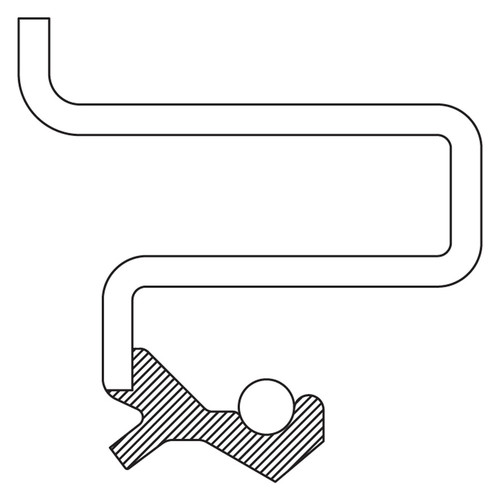 National® 710706 - Automatic Transmission Output Shaft Seal