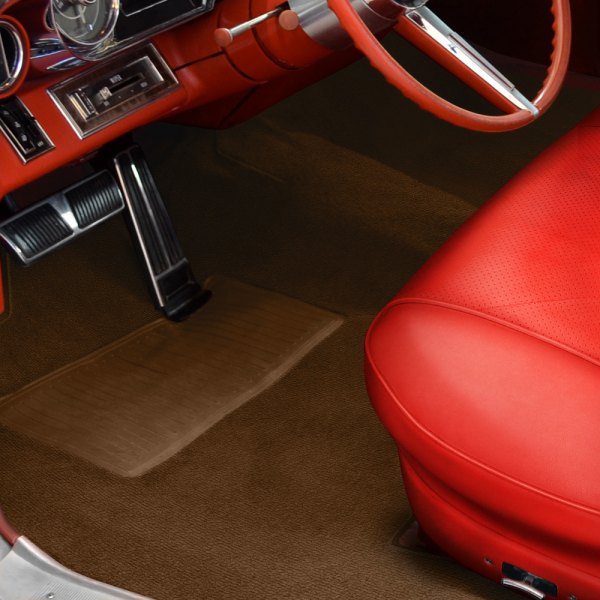  Newark Auto® - Sewn-To-Contour Saddle Nylon Loop Replacement Front with Side Extension Carpet Kit
