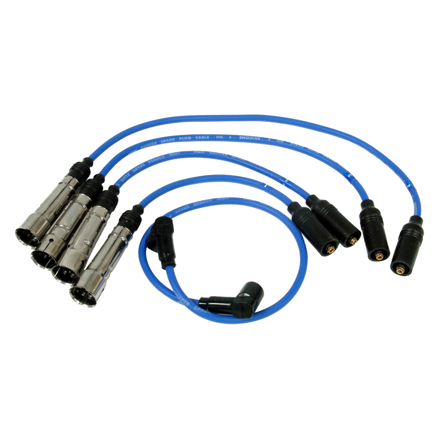 NGK ME96 Spark Plug Wire Set - High Performance Ignition Wires With Noise Suppression