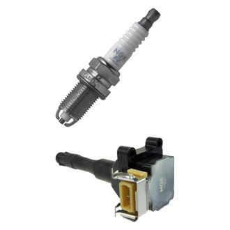 NGK® - Ignition Coil and Spark Plug Kit
