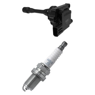 NGK® - Ignition Coil and Spark Plug Kit