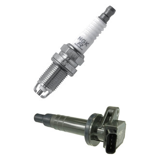 NGK® - Ignition Coil and Spark Plug Kit