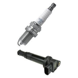 NGK® - Ignition Coil and Spark Plug Kit