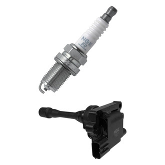 NGK® - Ignition Coil and Spark Plug Kit