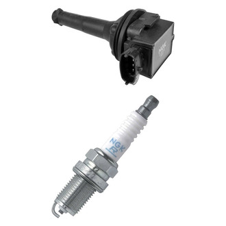 NGK® BNDL-0843-10000024 - Ignition Coil and Spark Plug Kit