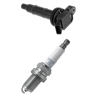 NGK® - Ignition Coil and Spark Plug Kit
