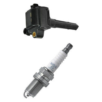 NGK® - Ignition Coil and Spark Plug Kit
