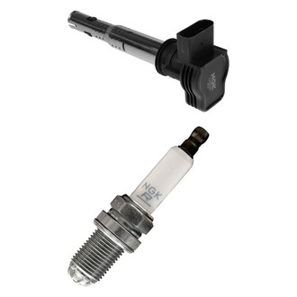 NGK® - Ignition Coil and Spark Plug Kit