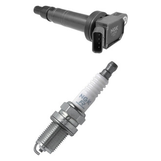 NGK® - Ignition Coil and Spark Plug Kit