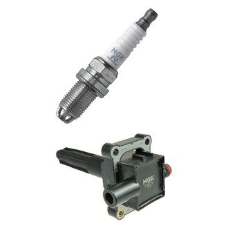 NGK® - Ignition Coil and Spark Plug Kit