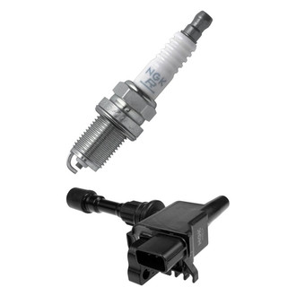 NGK® - Ignition Coil and Spark Plug Kit