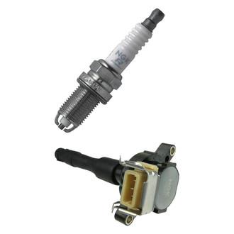 NGK® - Ignition Coil and Spark Plug Kit