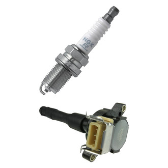 NGK® - Ignition Coil and Spark Plug Kit