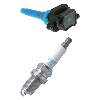 NGK® - Ignition Coil and Spark Plug Kit