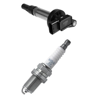 NGK® - Ignition Coil and Spark Plug Kit
