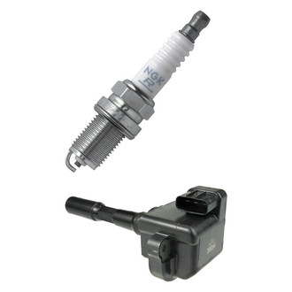 NGK® - Ignition Coil and Spark Plug Kit