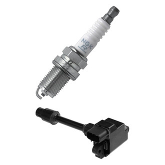 NGK® - Ignition Coil and Spark Plug Kit