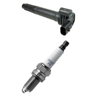 NGK® - Ignition Coil and Spark Plug Kit