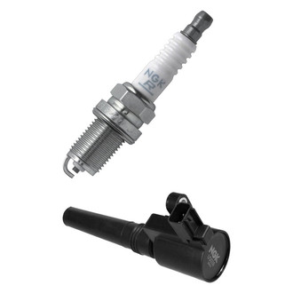 NGK® - Ignition Coil and Spark Plug Kit