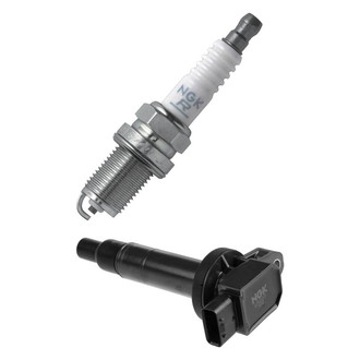 NGK® - Ignition Coil and Spark Plug Kit