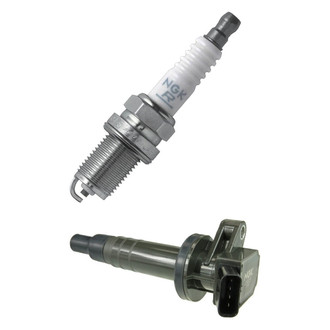 NGK® - Ignition Coil and Spark Plug Kit