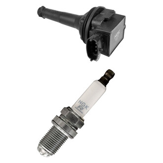 NGK® - Ignition Coil and Spark Plug Kit