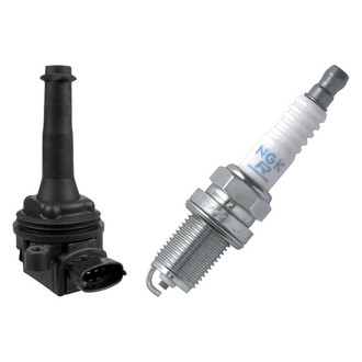 NGK® - Ignition Coil and Spark Plug Kit