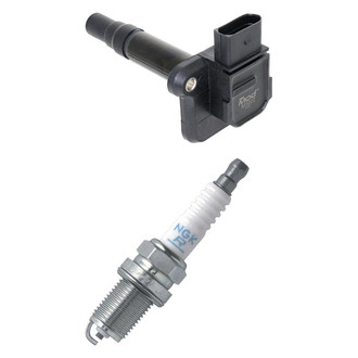 NGK® - Ignition Coil and Spark Plug Kit