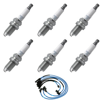 NGK® - Spark Plug Wire and Spark Plug Kit