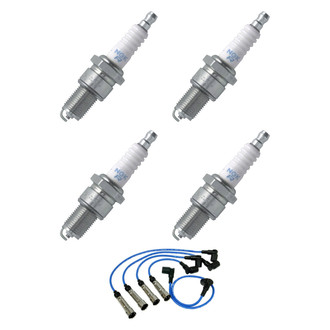 NGK® - Spark Plug Wire and Spark Plug Kit