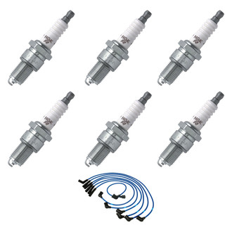 NGK® - Spark Plug Wire and Spark Plug Kit