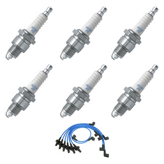 NGK® - Spark Plug Wire and Spark Plug Kit