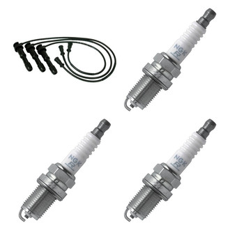 NGK® - Spark Plug Wire and Spark Plug Kit