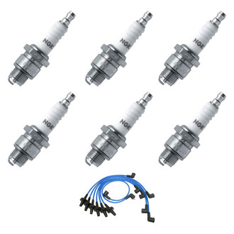 NGK® - Spark Plug Wire and Spark Plug Kit