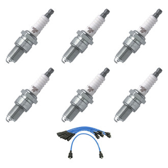 NGK® - Spark Plug Wire and Spark Plug Kit