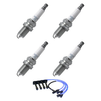 NGK® - Spark Plug Wire and Spark Plug Kit