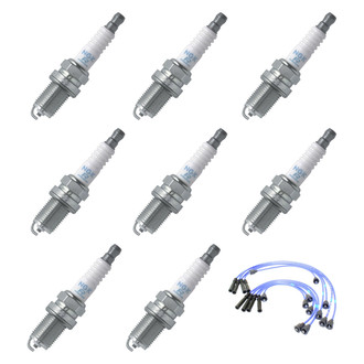 NGK® - Spark Plug Wire and Spark Plug Kit