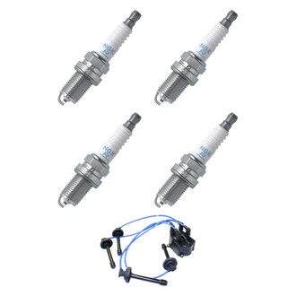 NGK® - Spark Plug Wire and Spark Plug Kit