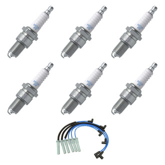 NGK® - Spark Plug Wire and Spark Plug Kit