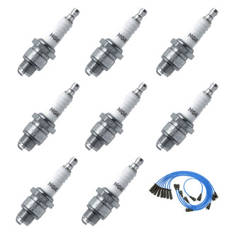 NGK® - Spark Plug Wire and Spark Plug Kit