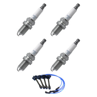 NGK® - Spark Plug Wire and Spark Plug Kit