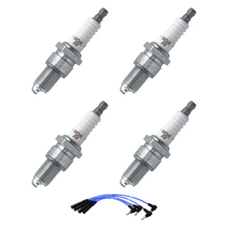 NGK® - Spark Plug Wire and Spark Plug Kit