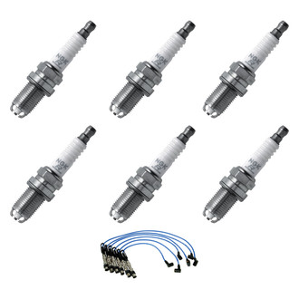 NGK® - Spark Plug Wire and Spark Plug Kit