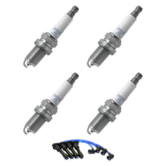 NGK® - Spark Plug Wire and Spark Plug Kit