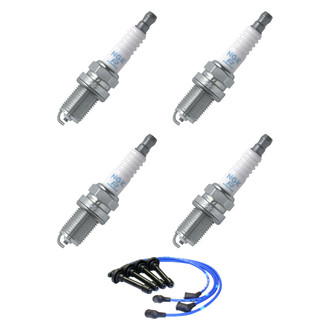 NGK® - Spark Plug Wire and Spark Plug Kit