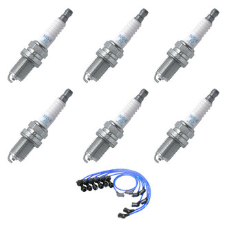 NGK® - Spark Plug Wire and Spark Plug Kit